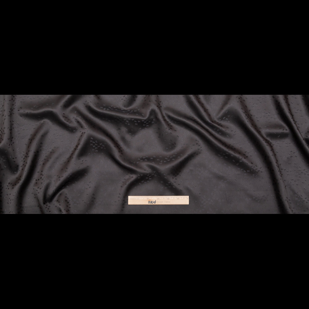 Ants Jacquard Lining - Black Folded