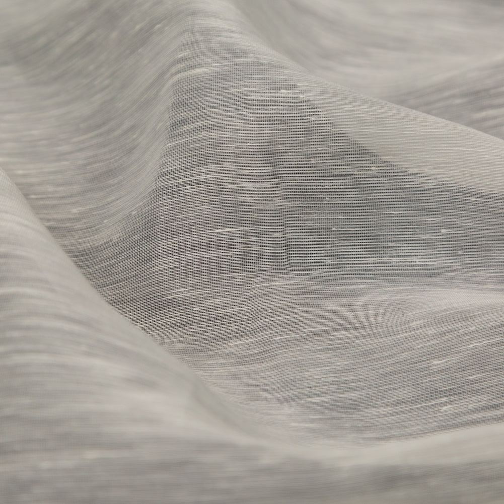 Italian Bone White Metallic Screen Linen Detail Italian Bone White Metallic Screen Linen Detail