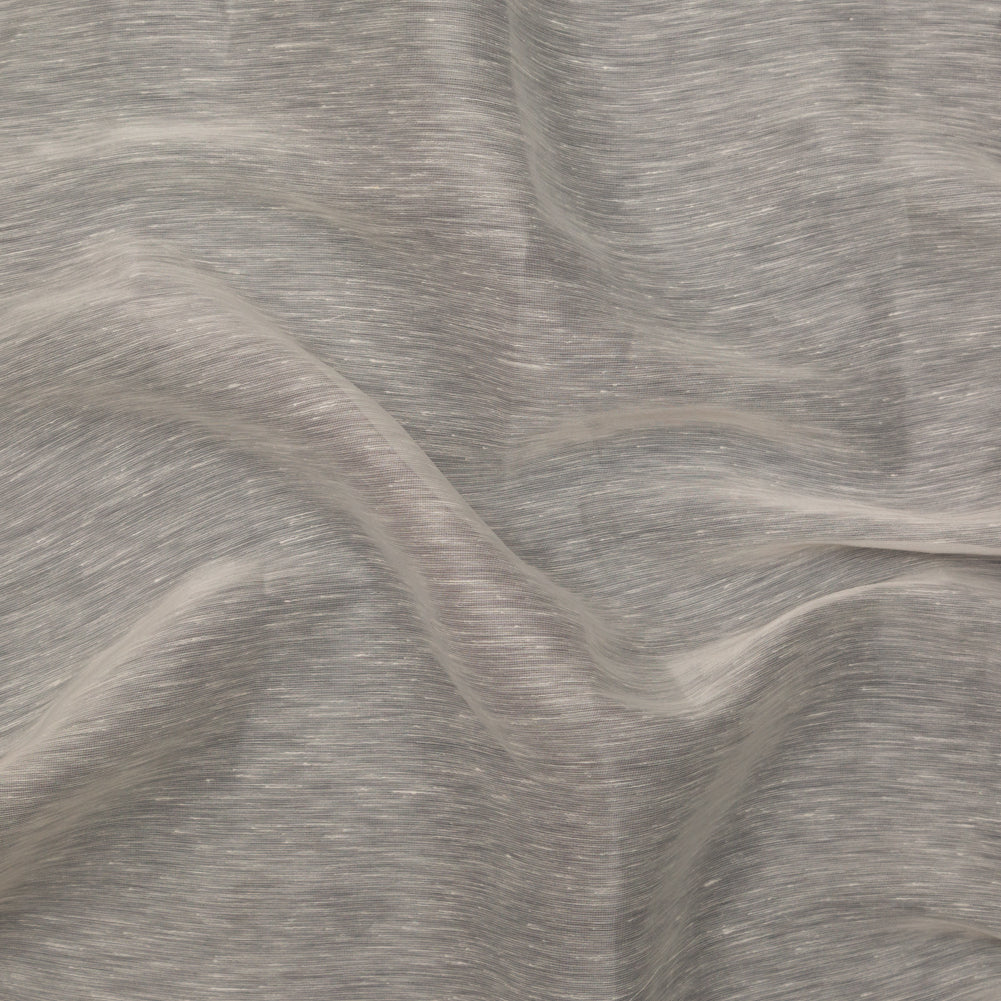 Italian Bone White Metallic Screen Linen Italian Bone White Metallic Screen Linen