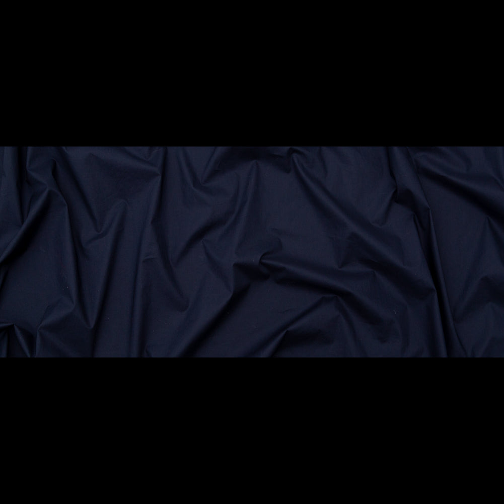 Muted Navy Waxed Cotton Poplin with Give Full Muted Navy Waxed Cotton Poplin with Give Full