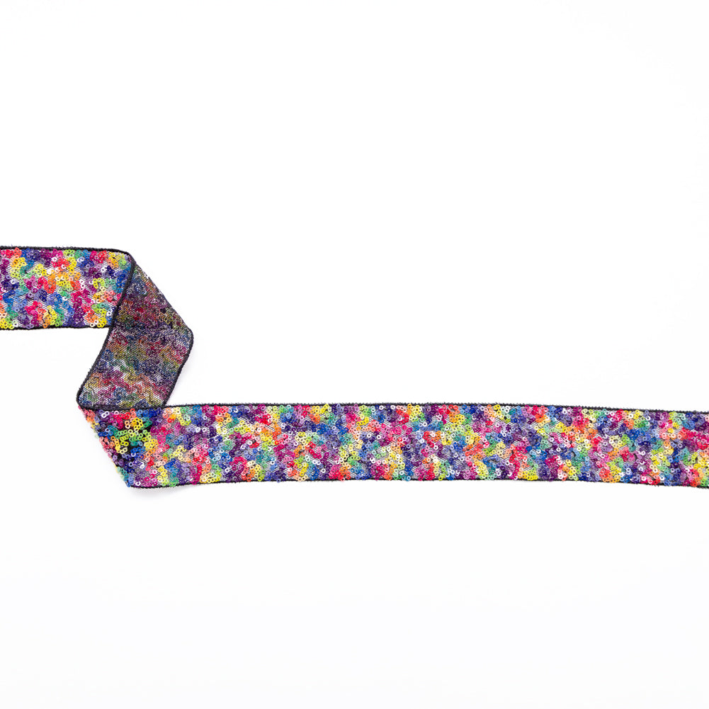 Italian Multicolor Sequin Trim - 1.375" Italian Multicolor Sequin Trim - 1.375"