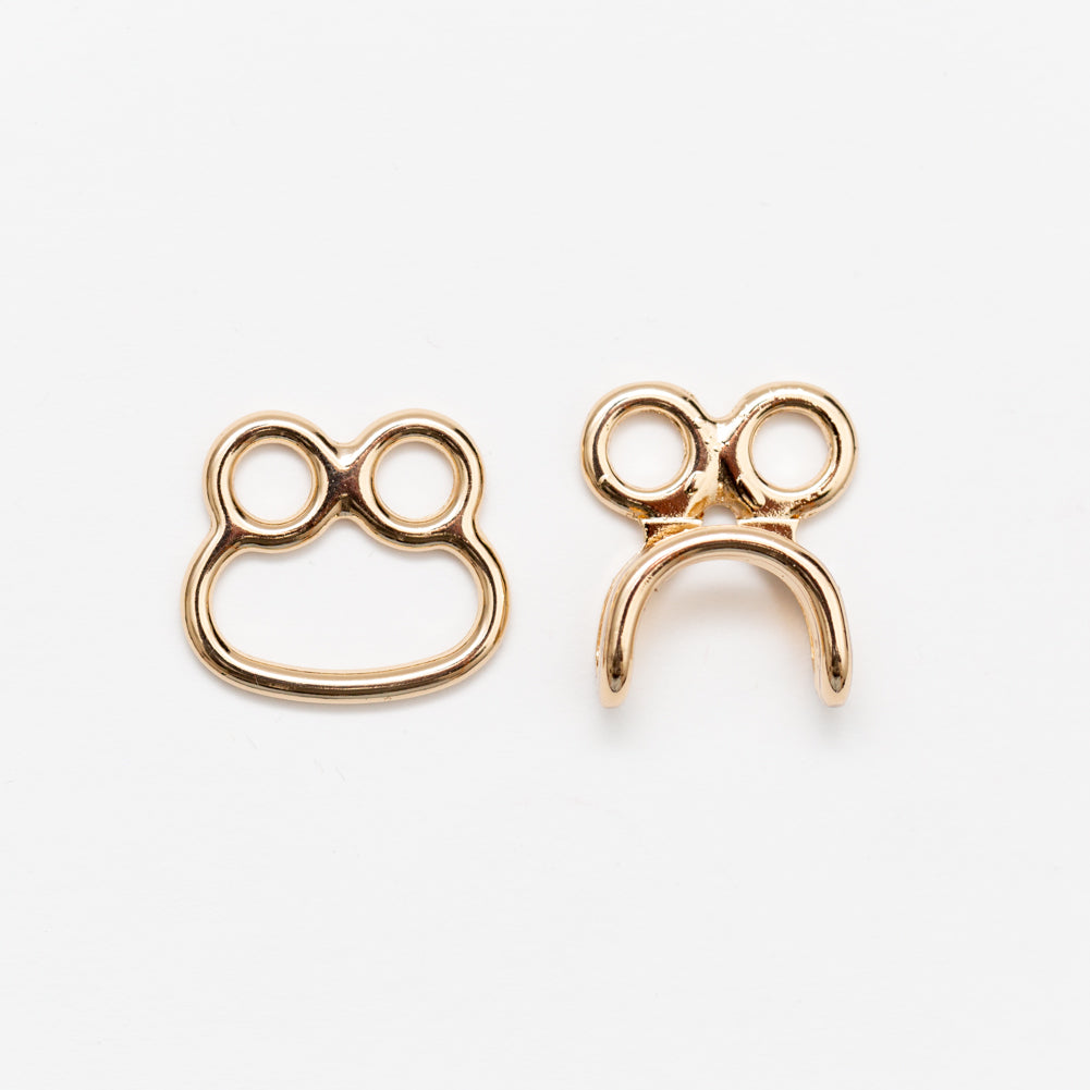 Italian Fancy Gold Hook and Eye Closure Italian Fancy Gold Hook and Eye Closure