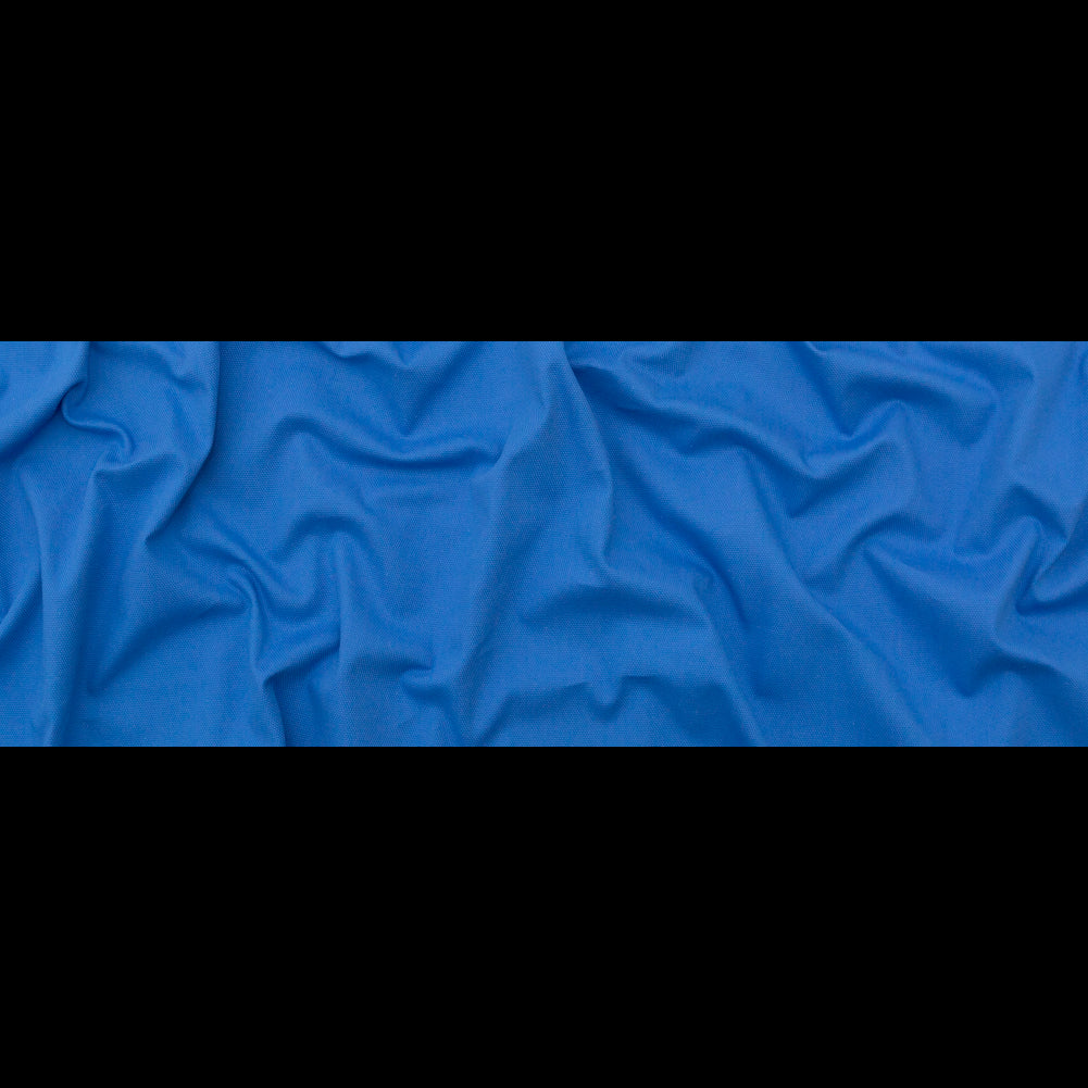 Italian Campanula Blue Stretch Cotton Pique Full Italian Campanula Blue Stretch Cotton Pique Full