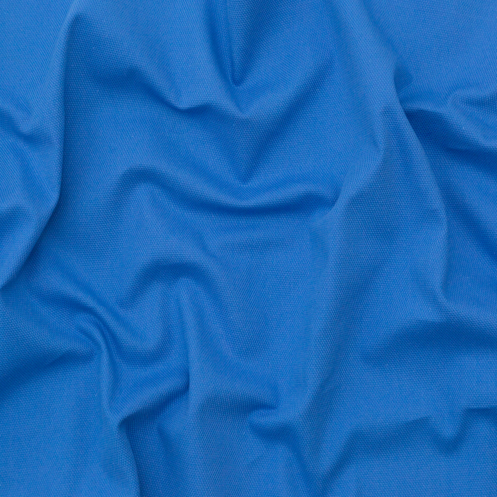 Italian Campanula Blue Stretch Cotton Pique Italian Campanula Blue Stretch Cotton Pique