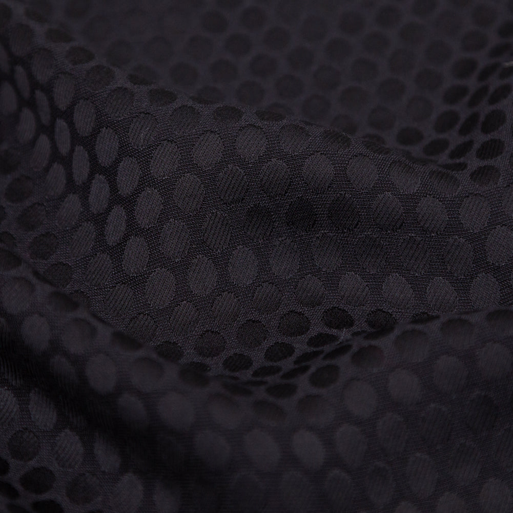 Black Circles Rayon Jacquard Detail Black Circles Rayon Jacquard Detail