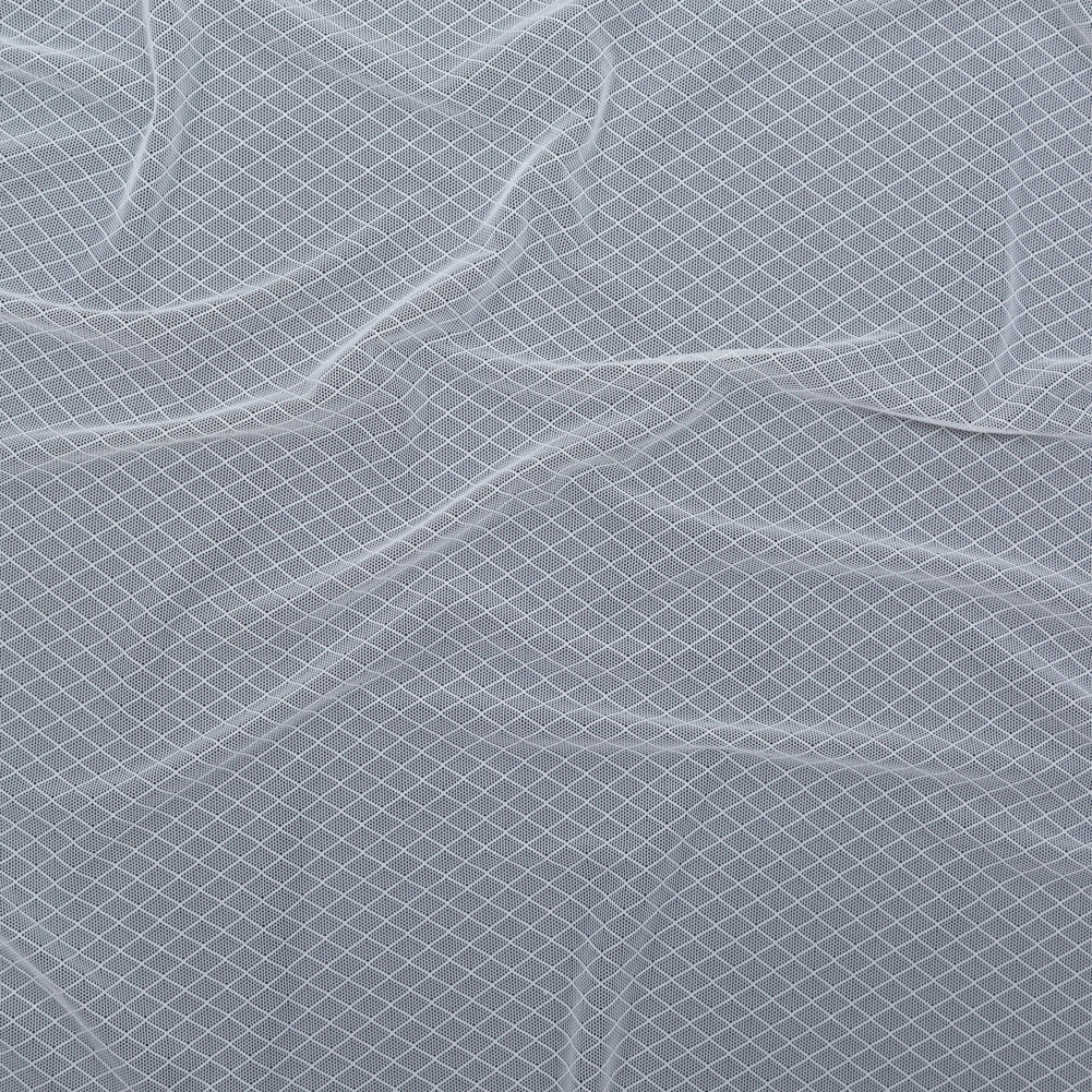 White Stretch Diamond Mesh White Stretch Diamond Mesh