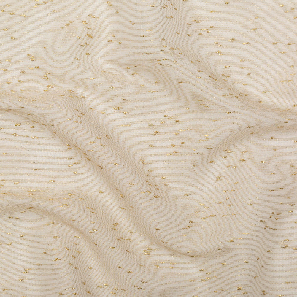 Metallic Gold Slubbed Scrim Metallic Gold Slubbed Scrim