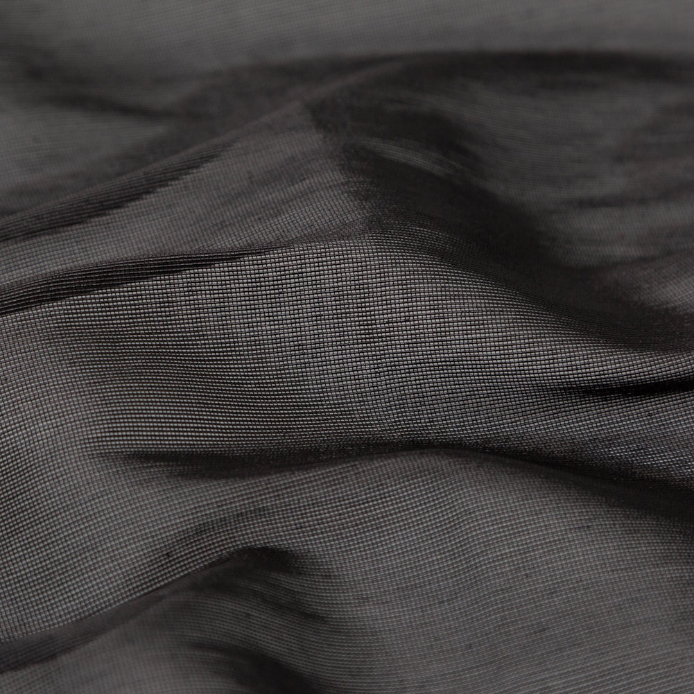 Metallic Scrim Lame - Black Full Metallic Scrim Lame - Black Full