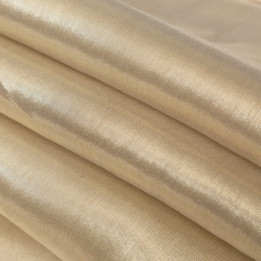 Metallic Scrim Lame - Gold Detail Metallic Scrim Lame - Gold Detail