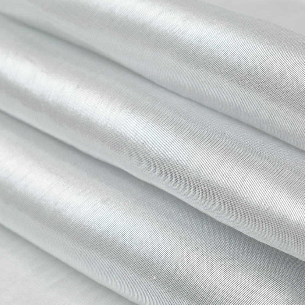 Metallic Scrim Lame - Silver Detail Metallic Scrim Lame - Silver Detail