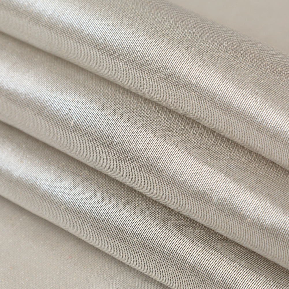 Metallic Scrim Lame - Beige Detail Metallic Scrim Lame - Beige Detail