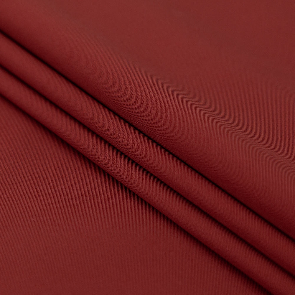 Theory Russet Brown Stretch Polyester Twill Folded Theory Russet Brown Stretch Polyester Twill Folded