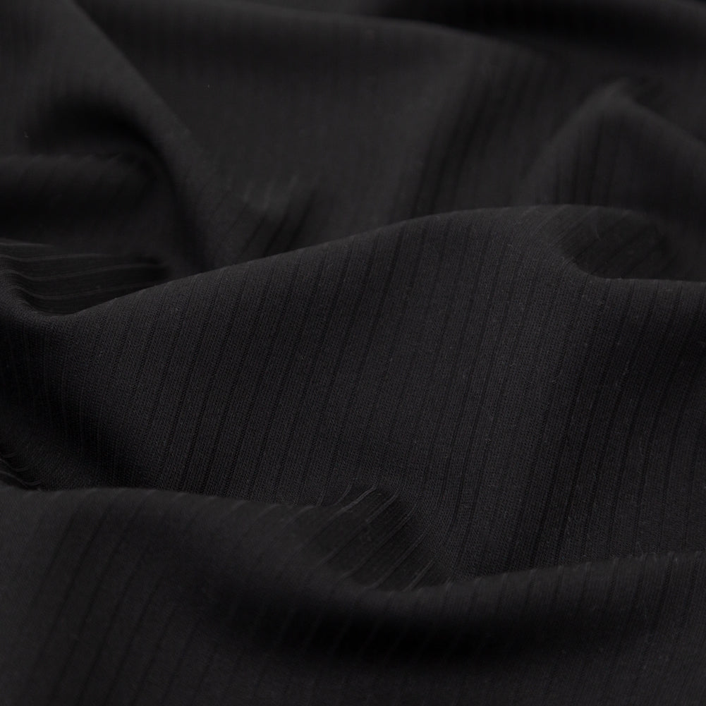 Helmut Lang Black Stretch Twill Wool Ottoman Detail Helmut Lang Black Stretch Twill Wool Ottoman Detail