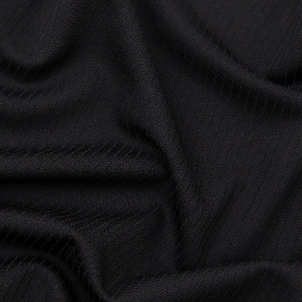 Helmut Lang Black Stretch Twill Wool Ottoman Helmut Lang Black Stretch Twill Wool Ottoman