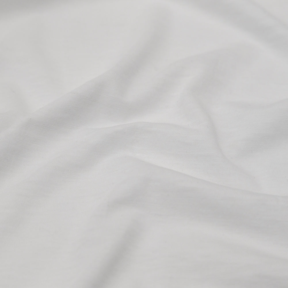 Helmut Lang Optic White Cotton and Cashmere Jersey Full Helmut Lang Optic White Cotton and Cashmere Jersey Full