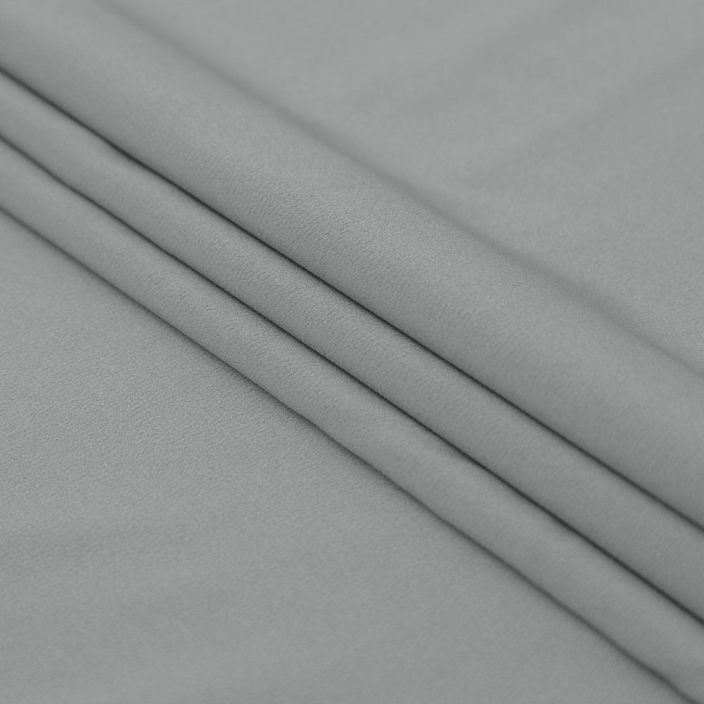 Theory Light Gray Stretch Polyester Crepe de Chine Folded Theory Light Gray Stretch Polyester Crepe de Chine Folded