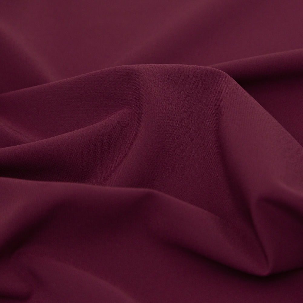 Theory Deep Rouge Stretch Polyester Crepe Detail Theory Deep Rouge Stretch Polyester Crepe Detail