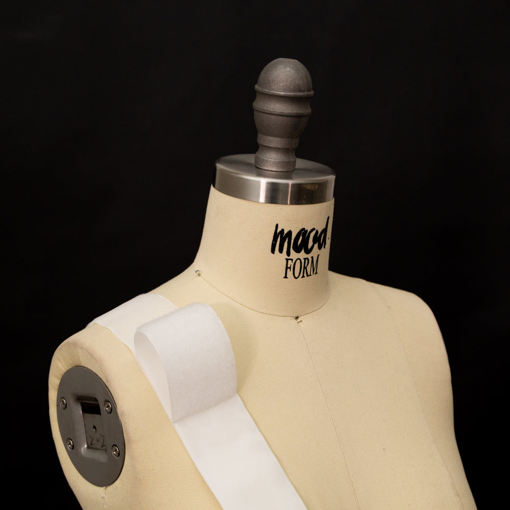 White Sticky Back VELCRO® Brand Fastener - 2" White Sticky Back VELCRO® Brand Fastener - 2"