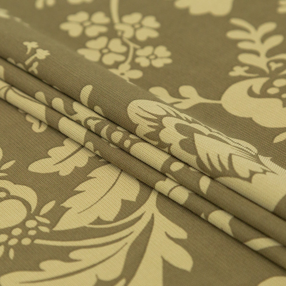 Treetop Floral Printed Rayon Knit Folded Treetop Floral Printed Rayon Knit Folded