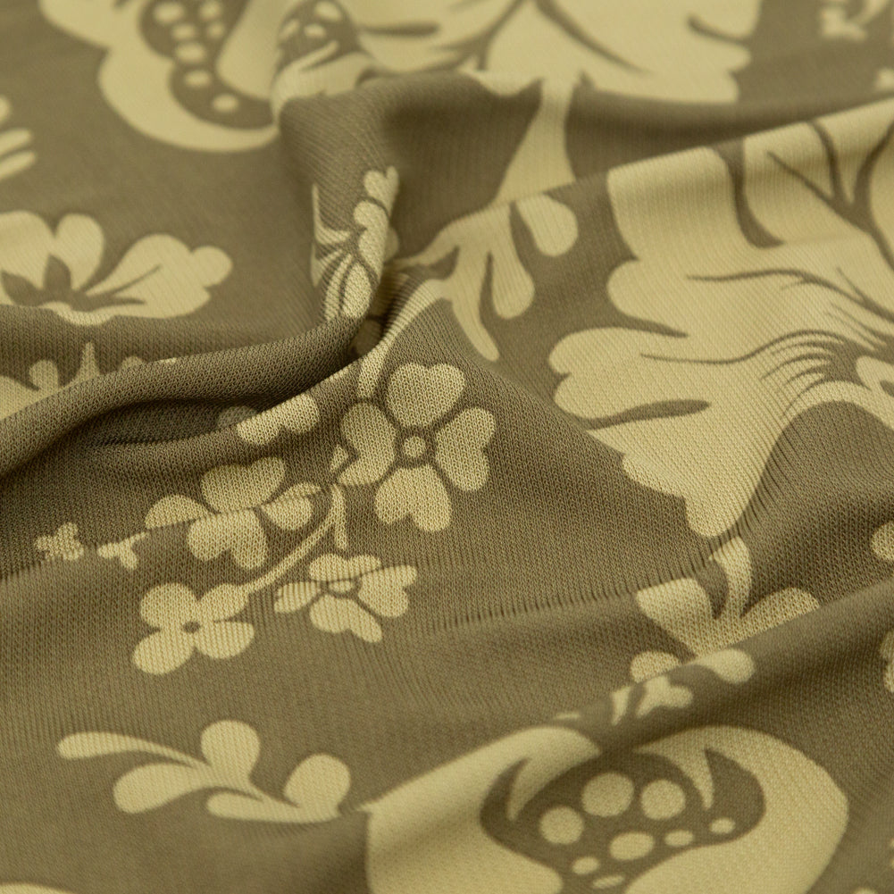 Treetop Floral Printed Rayon Knit Detail Treetop Floral Printed Rayon Knit Detail