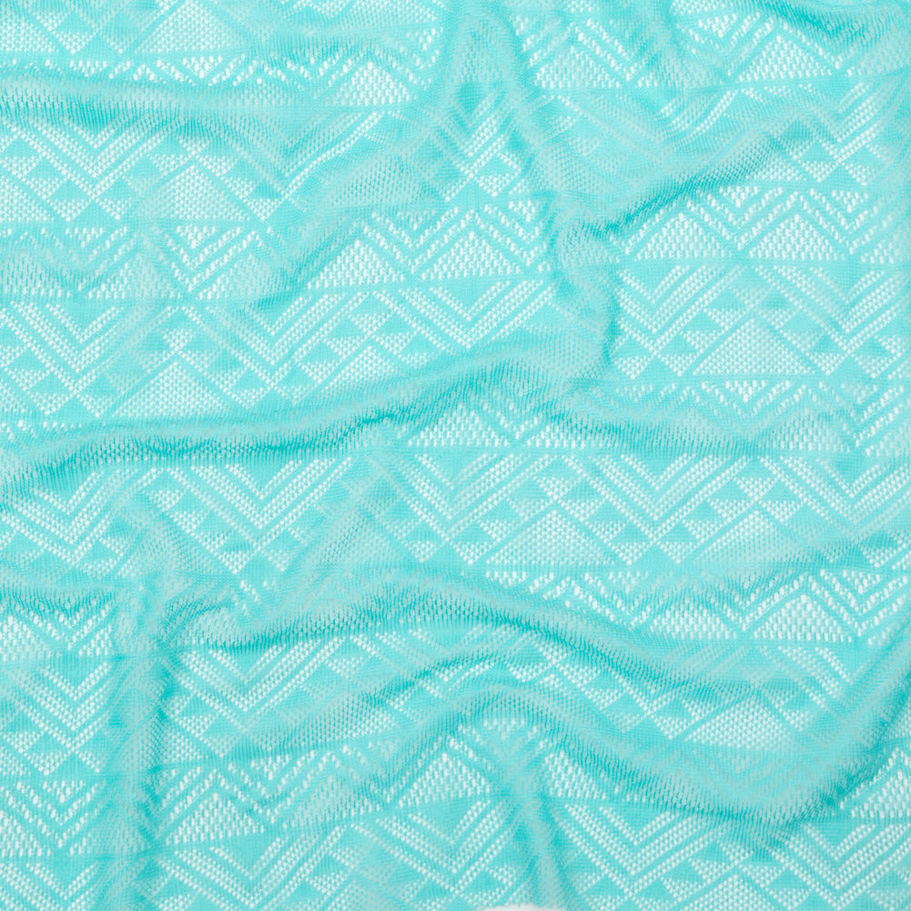 Blue Turquoise Tribal Crochet Lace Blue Turquoise Tribal Crochet Lace