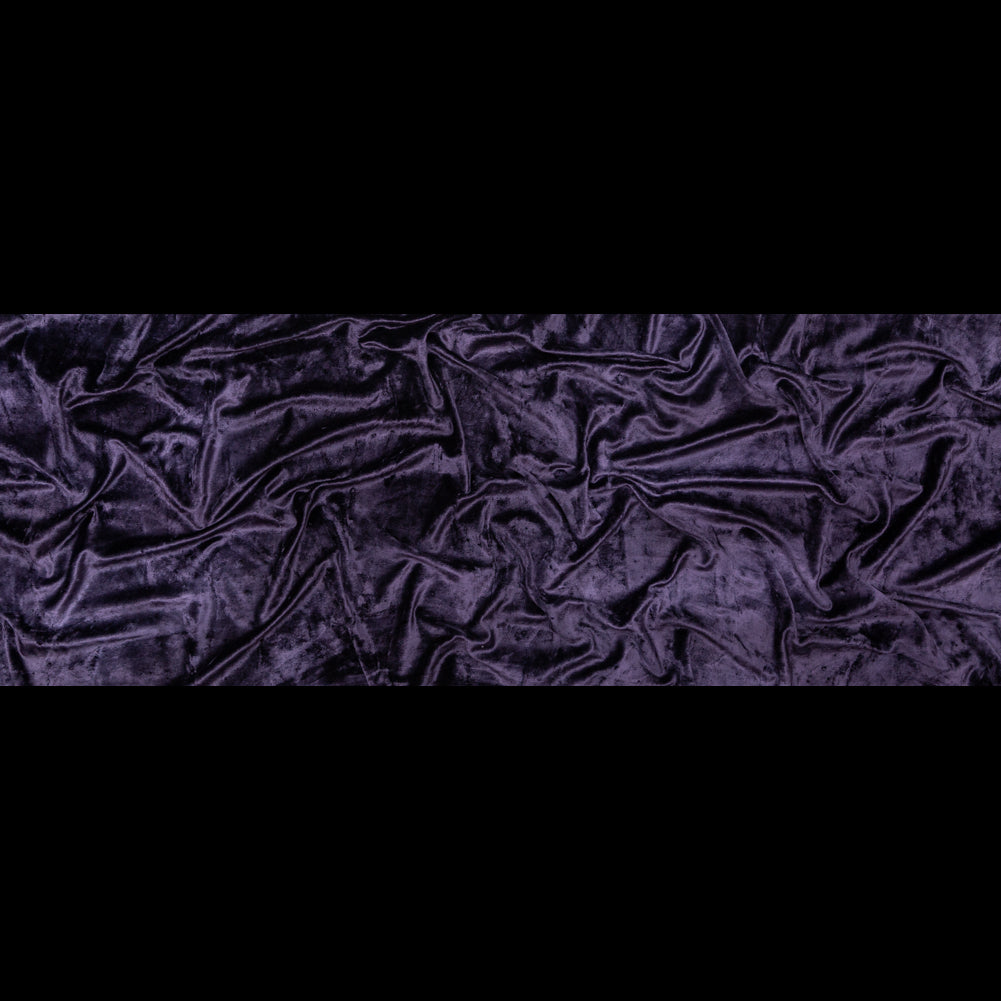 Italian Amethyst Stretch Crushed Velour Full Italian Amethyst Stretch Crushed Velour Full