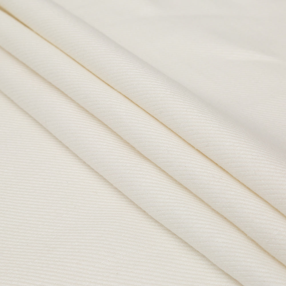 Santa Venetia Ivory Heavyweight Linen Twill Detail Santa Venetia Ivory Heavyweight Linen Twill Detail