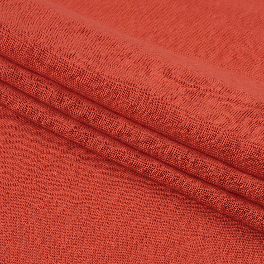 Linen Knit - Coral - Castello Collection Detail Linen Knit - Coral - Castello Collection Detail