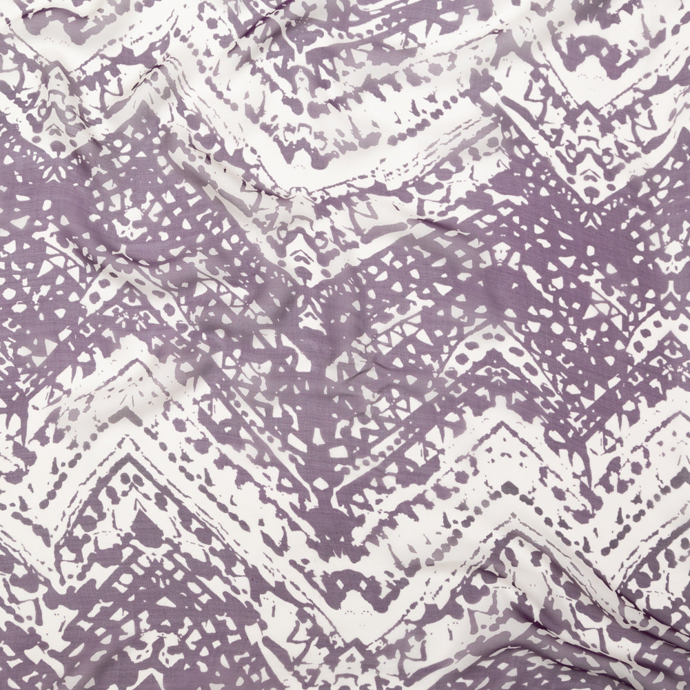 Blackberry Wine and Pumice Stone Abstract Silk Chiffon Blackberry Wine and Pumice Stone Abstract Silk Chiffon