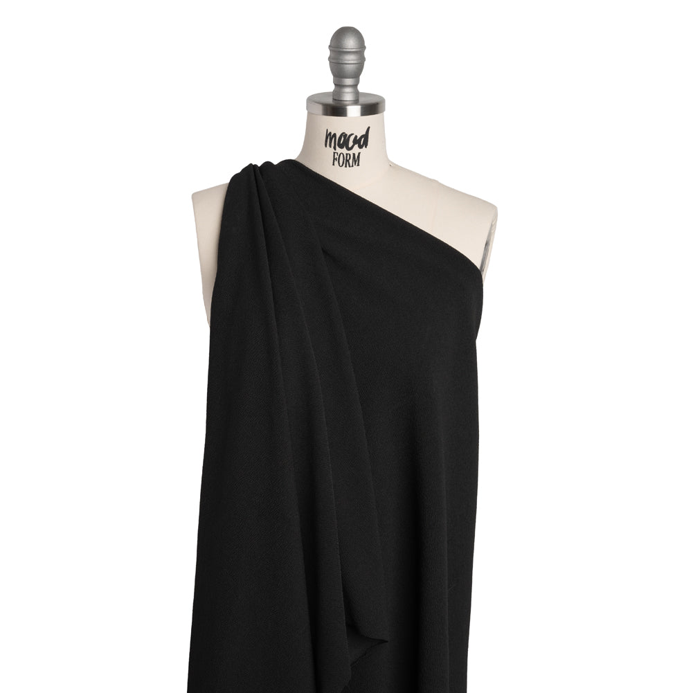 Stretch Liverpool Knit - Black - Evangeline Collection Stretch Liverpool Knit - Black - Evangeline Collection