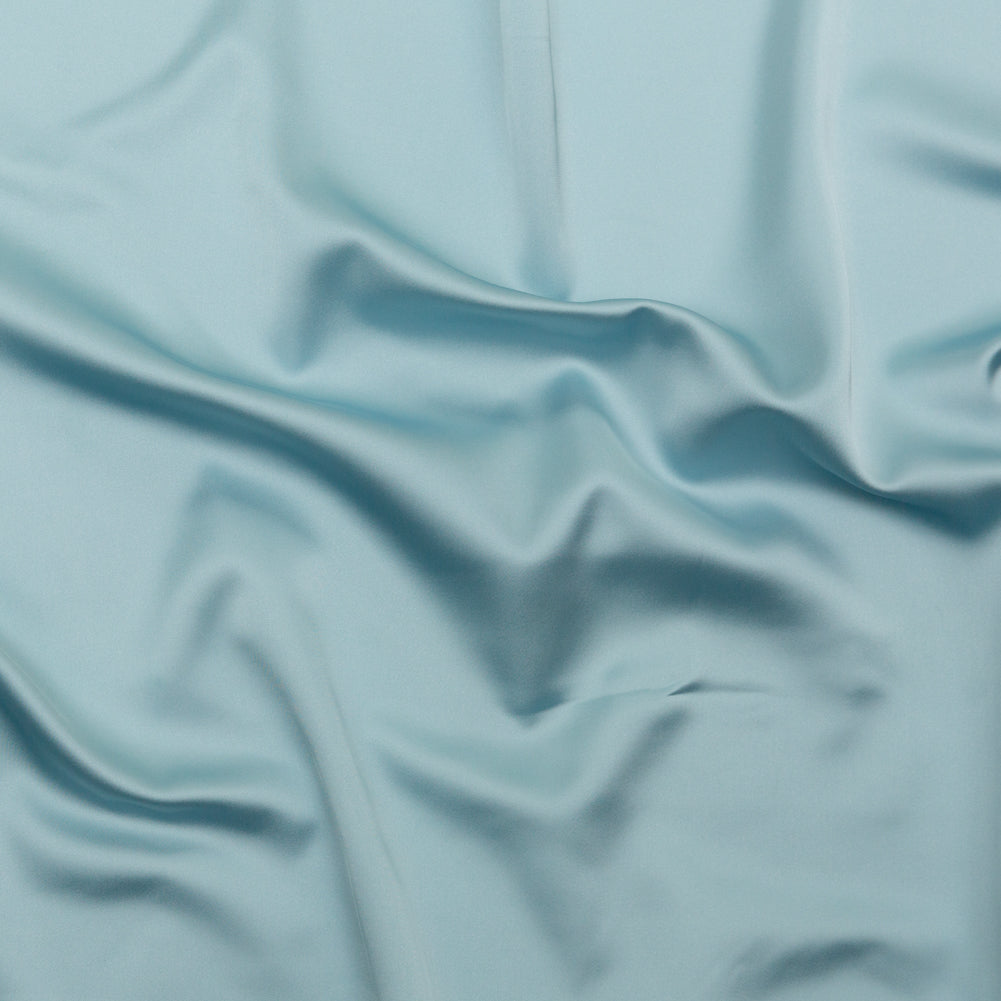 Jessica Canal Blue Stretch Satin Jessica Canal Blue Stretch Satin