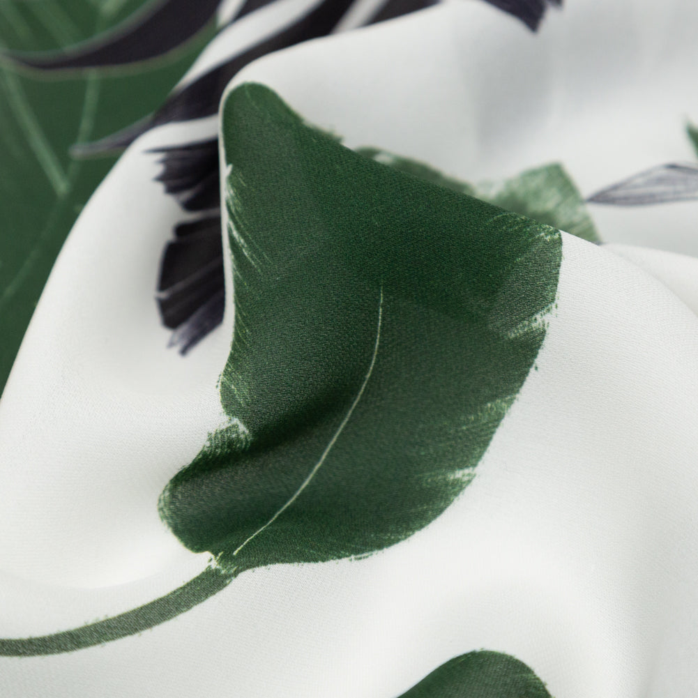 Milly Tropical Leaves Silk Georgette Detail Milly Tropical Leaves Silk Georgette Detail