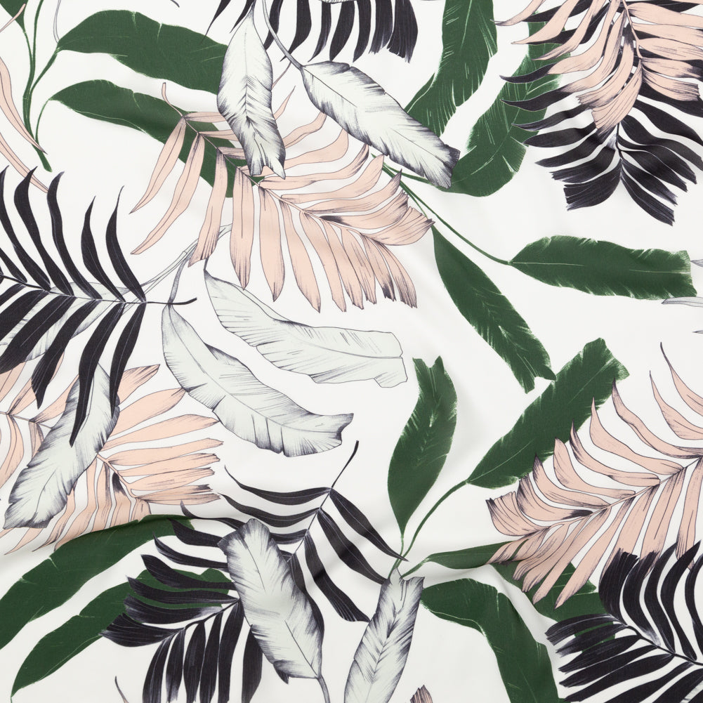 Milly Tropical Leaves Silk Georgette Milly Tropical Leaves Silk Georgette