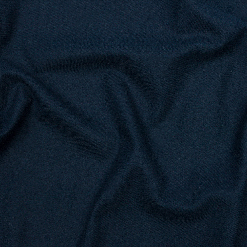 Navy Brushed Cotton Flannel Twill Navy Brushed Cotton Flannel Twill