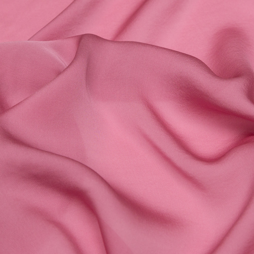 Mesa Rose Satin-Faced Silk Chiffon Detail Mesa Rose Satin-Faced Silk Chiffon Detail