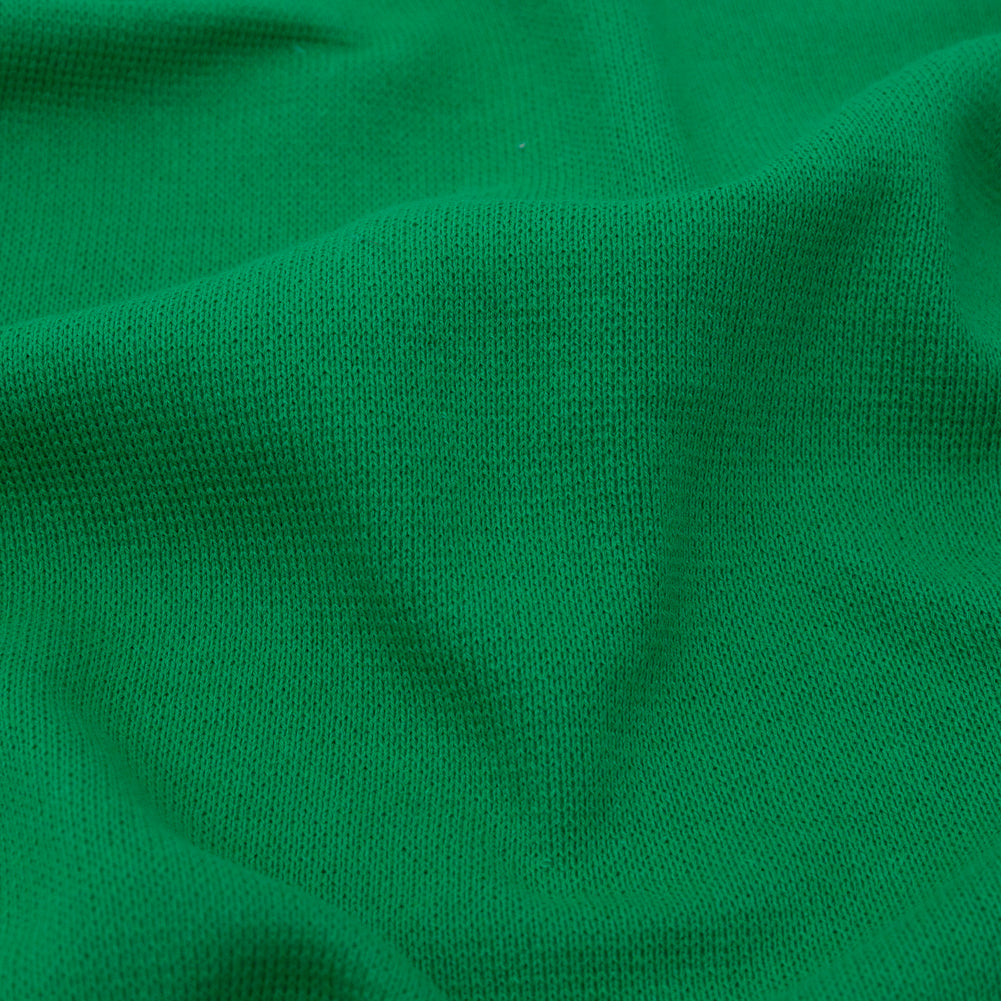 Deep Mint Heavy 1x1 Cotton Rib Knit Detail Deep Mint Heavy 1x1 Cotton Rib Knit Detail