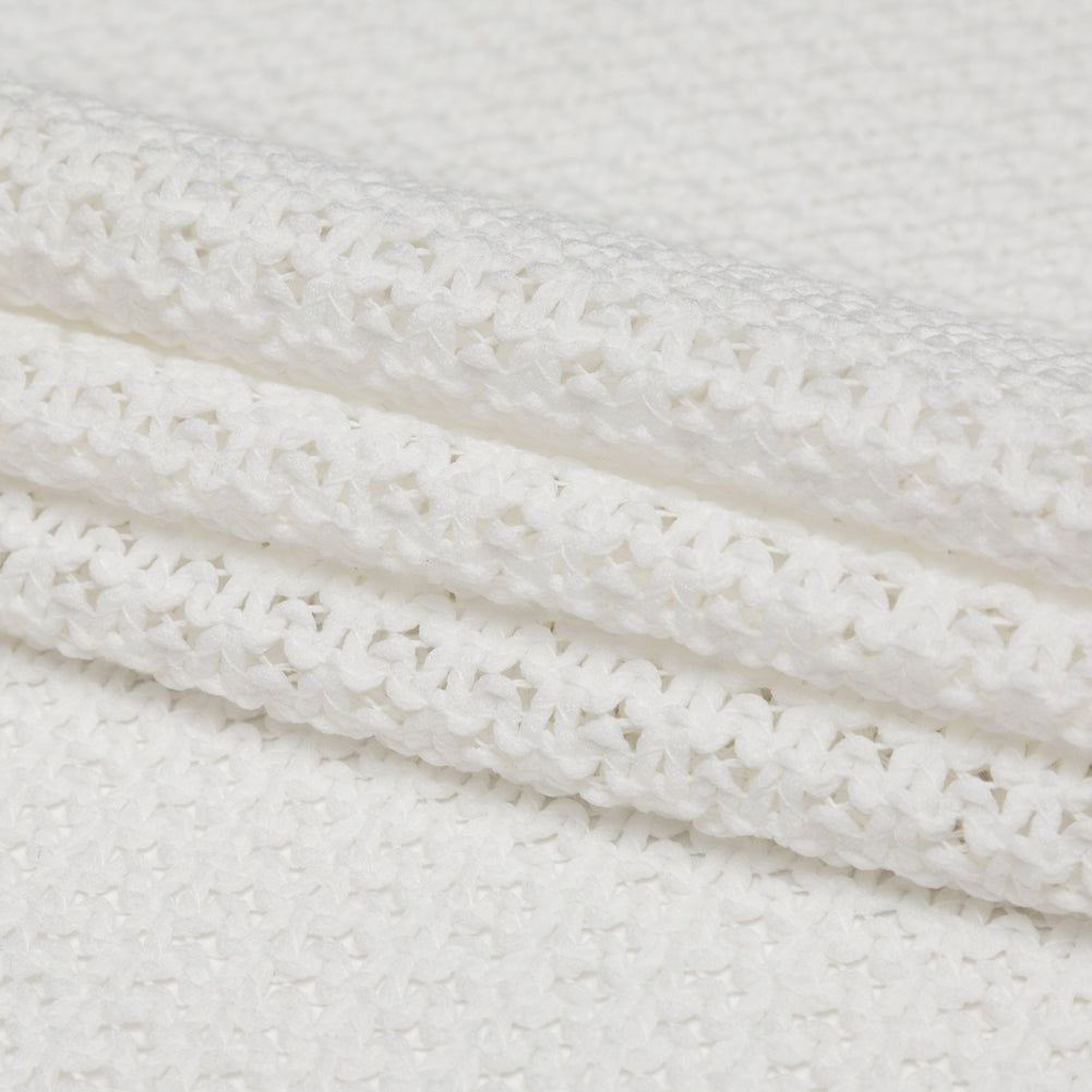 Blanc de Blanc Thick Crochet Lace Folded Blanc de Blanc Thick Crochet Lace Folded