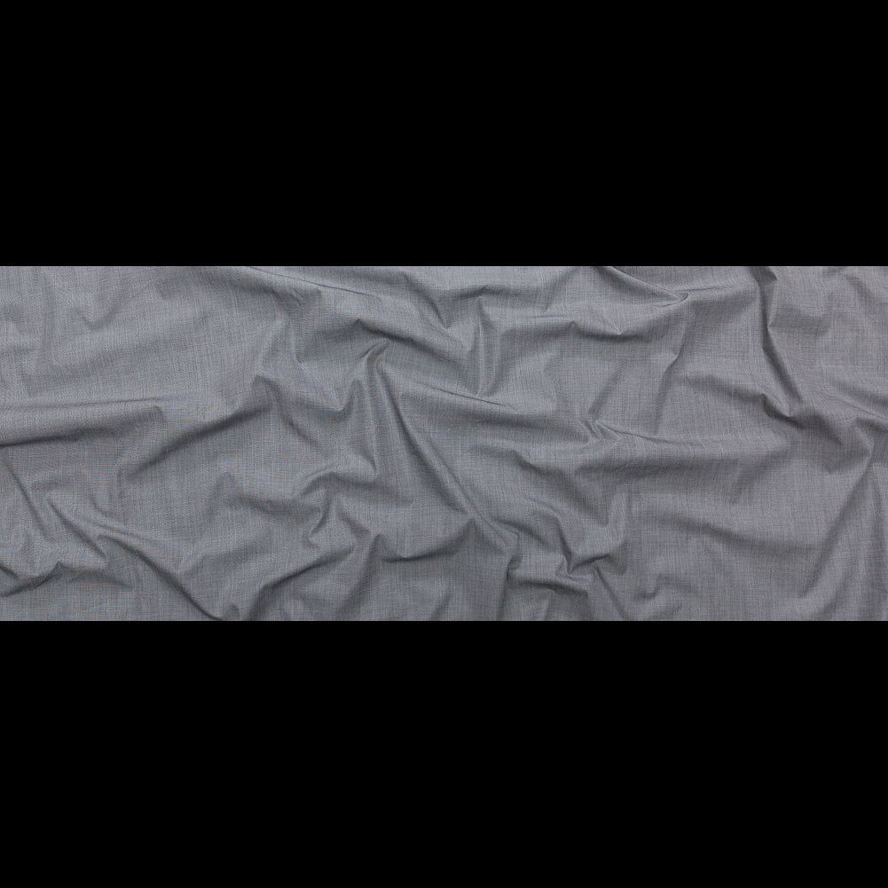 Minimal Gray Cotton Chambray Shirting Full Minimal Gray Cotton Chambray Shirting Full