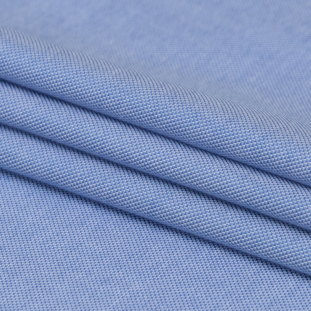 Heathered Hydrangea Mercerized Cotton Shirting Folded Heathered Hydrangea Mercerized Cotton Shirting Folded