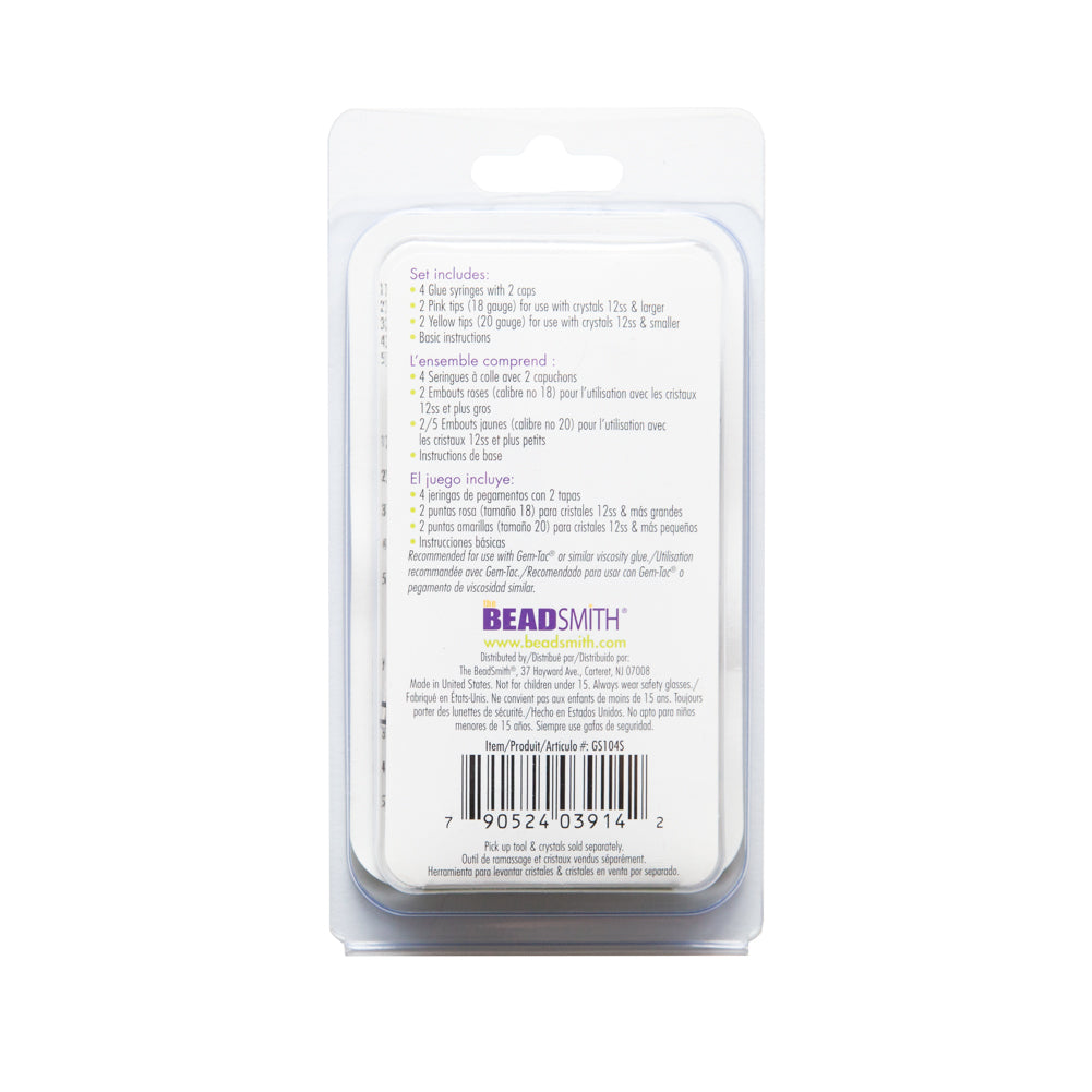 Gemtac Glue Syringes for Attaching Flatbacks Detail