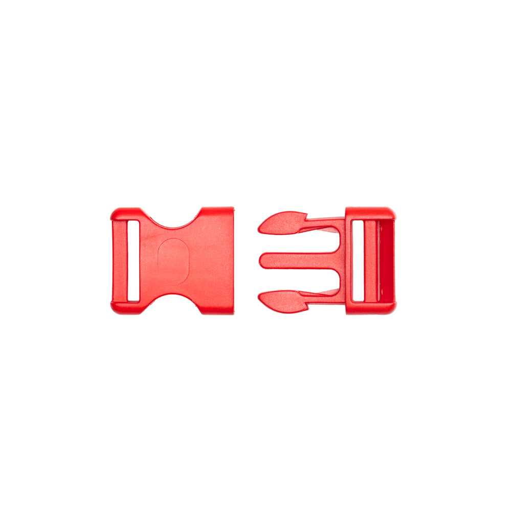 Lucille Italian Medium Fiery Red Plastic Release Buckle Lucille Italian Medium Fiery Red Plastic Release Buckle
