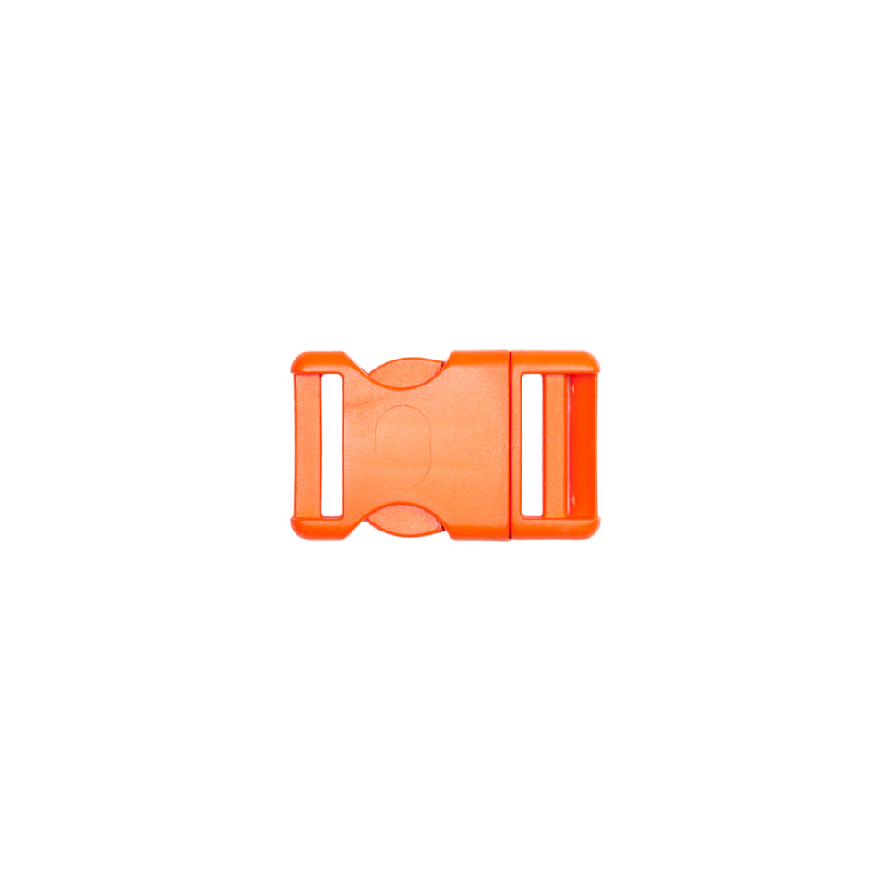 Lucille Italian Medium Red Orange Plastic Release Buckle Detail Lucille Italian Medium Red Orange Plastic Release Buckle Detail