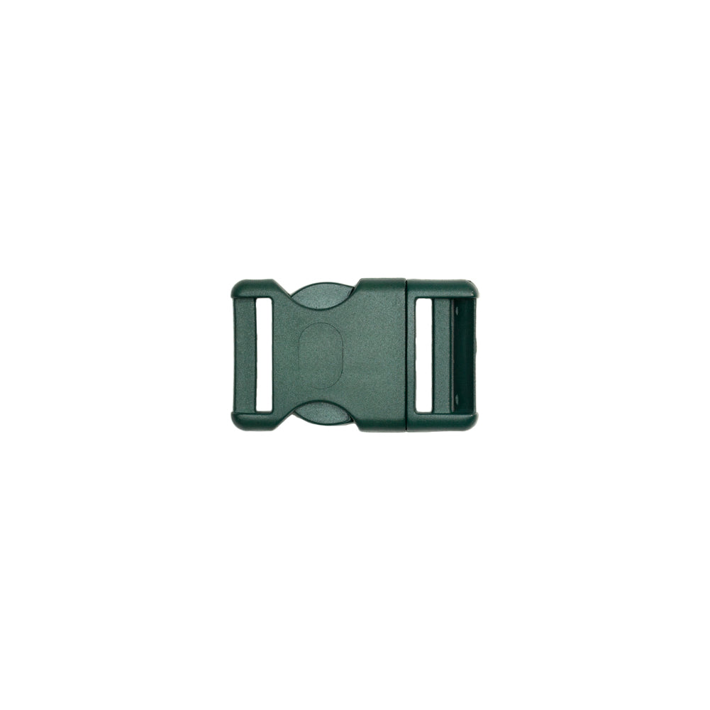 Lucille Italian Medium Hunter Green Plastic Release Buckle Detail Lucille Italian Medium Hunter Green Plastic Release Buckle Detail