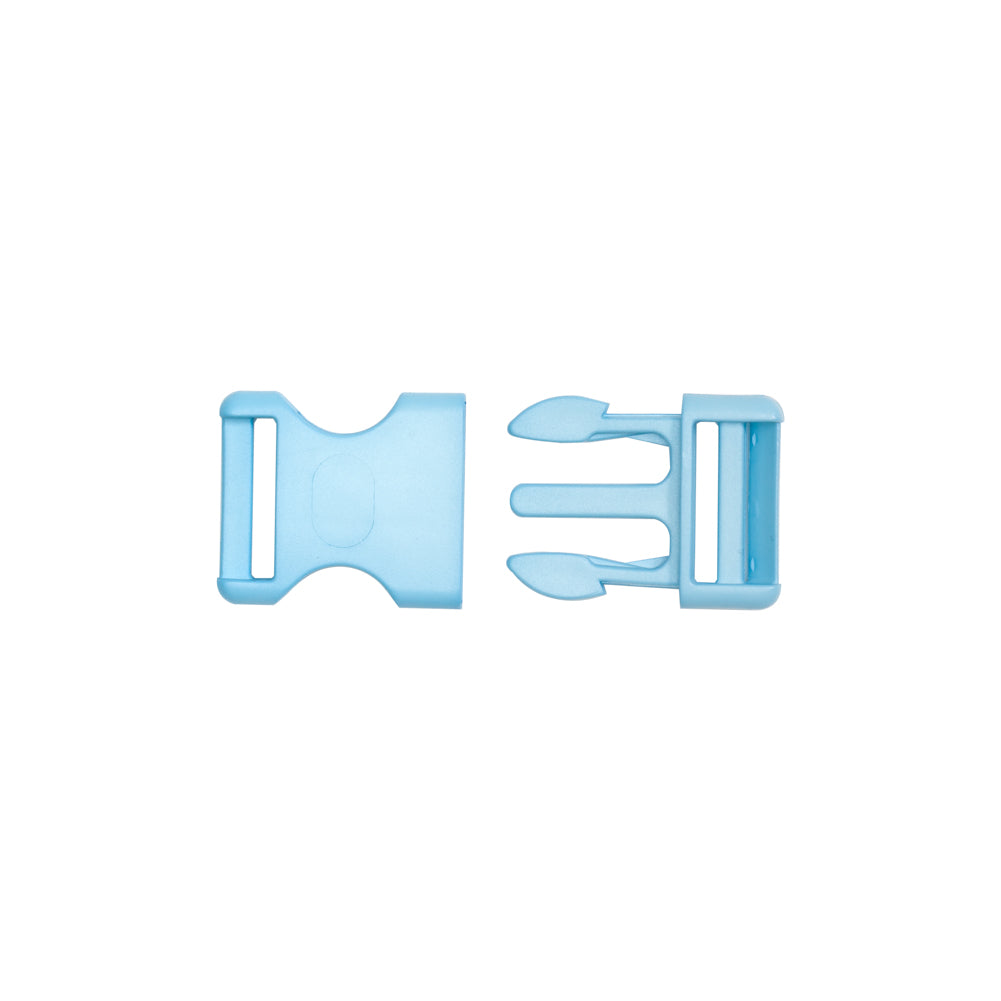 Lucille Italian Medium Plume Blue Plastic Release Buckle Lucille Italian Medium Plume Blue Plastic Release Buckle