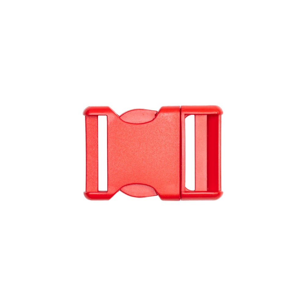Lucille Lucille Italian Large Fiery Red Plastic Release Buckle Detail Lucille Lucille Italian Large Fiery Red Plastic Release Buckle Detail