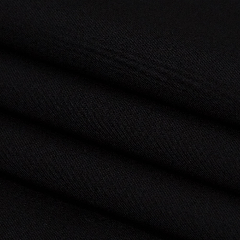 Super Fine Egyptian Cotton Twill, Spill-Resistant - Raven Black - Splashproof Collection Detail