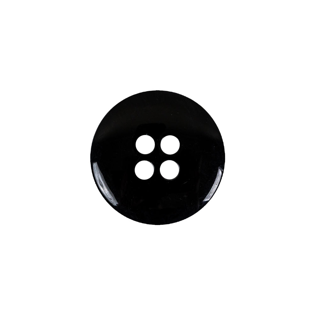 Italian Navy Abstract 4-Hole Plastic Button - 28L/18mm Detail Italian Navy Abstract 4-Hole Plastic Button - 28L/18mm Detail