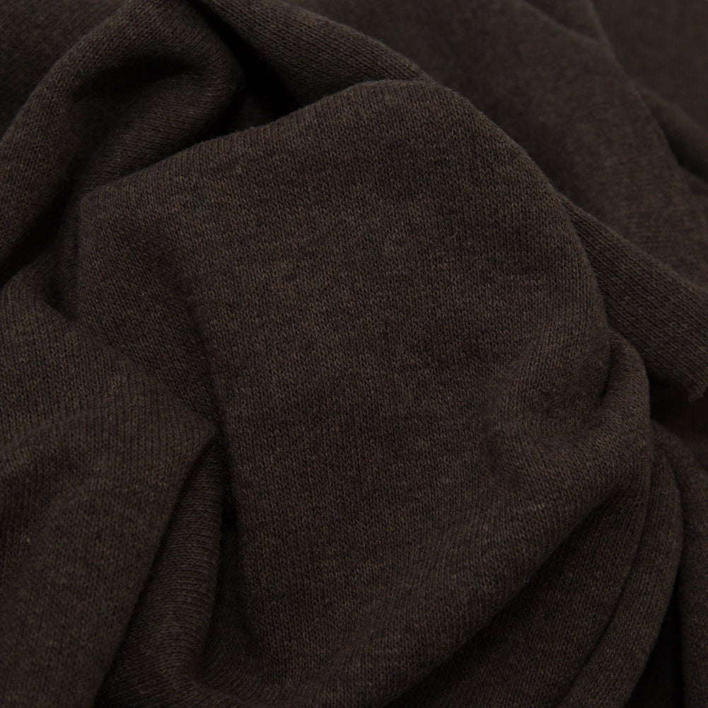 Italian Wren and Sepia Tint Reversible Wool Double Knit Detail Italian Wren and Sepia Tint Reversible Wool Double Knit Detail