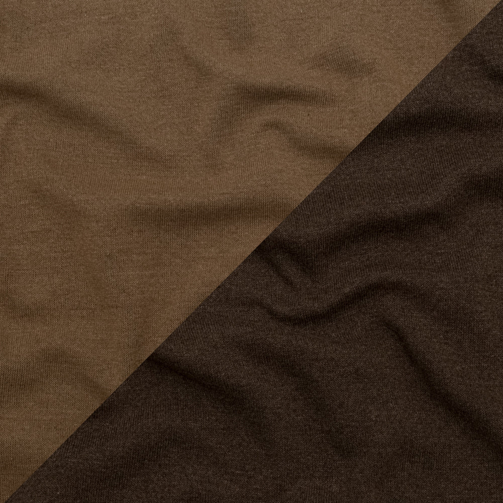 Italian Wren and Sepia Tint Reversible Wool Double Knit Italian Wren and Sepia Tint Reversible Wool Double Knit
