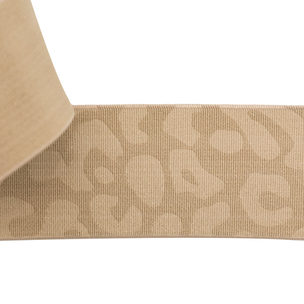 Italian Beige Jaguar Elastic Trim - 1.5" Detail